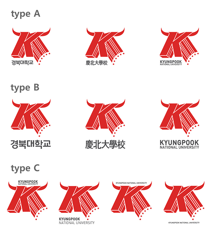 경북대학교 캐릭터마크 응용형